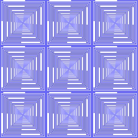 simsearch:400-07507273,k - Design seamless blue checked pattern. Abstract geometric background. Vector art Foto de stock - Super Valor sin royalties y Suscripción, Código: 400-07409235