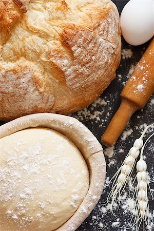 simsearch:400-07317346,k - Fresh bread and ingredients. Stock Photo - Budget Royalty-Free & Subscription, Code: 400-07414818