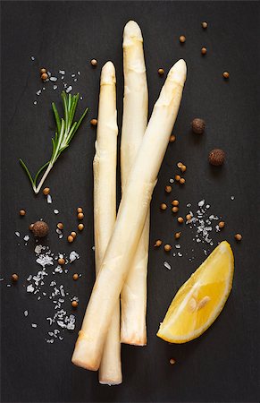 sel & poivre - White asparagus with spices Foto de stock - Super Valor sin royalties y Suscripción, Código: 400-07414864