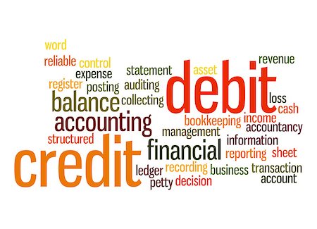Credit debit word cloud Stock Photo - Budget Royalty-Free & Subscription, Code: 400-07414908