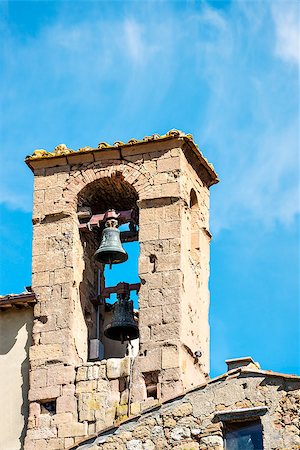 simsearch:400-07212378,k - Belfry in Pienza in Tuscany, Italia, Europe Stock Photo - Budget Royalty-Free & Subscription, Code: 400-07415178