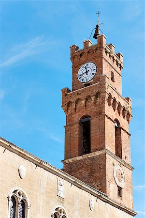 simsearch:400-07212378,k - Palazzo Comunal of Pienza in Tuscany, Italia, Europe Stock Photo - Budget Royalty-Free & Subscription, Code: 400-07415192