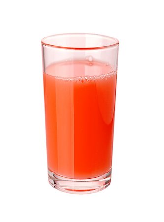simsearch:400-05911768,k - Tomato juice in glass isolated on white background Photographie de stock - Aubaine LD & Abonnement, Code: 400-07415256