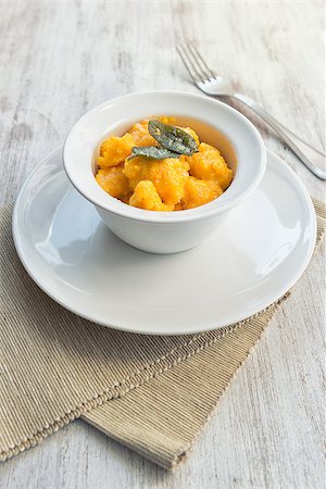 simsearch:400-07479107,k - homemade gnocchi with pumpkin and butter Stock Photo - Budget Royalty-Free & Subscription, Code: 400-07415579