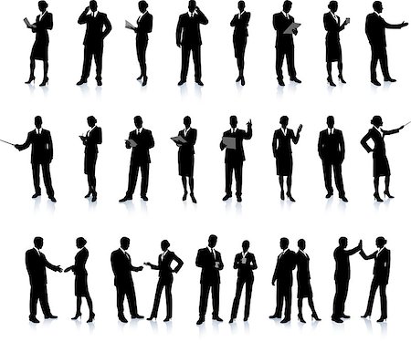 Business People Silhouette Super Set 26 unique high-detailed silhouettes featuring beautiful sexy models Each Silhouette is grouped File is AI 8 compatible and easy to manage Fotografie stock - Microstock e Abbonamento, Codice: 400-07415670