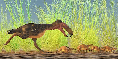Kelenken was a giant flightless carnivorous "Terror bird" of the Miocene Era and hunted smaller prey. Stock Photo - Budget Royalty-Free & Subscription, Code: 400-07416556