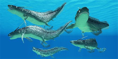 devonian - Xenacanthus is a prehistoric shark from the Devonian and Triassic Periods of Earth's history. Stock Photo - Budget Royalty-Free & Subscription, Code: 400-07416551