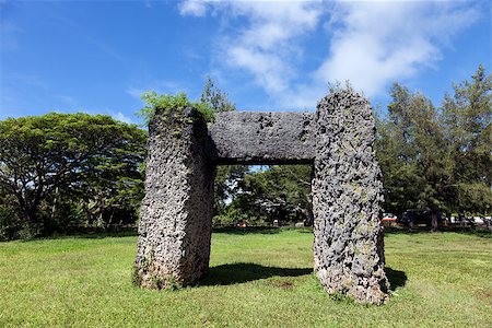Ha'amonga 'a Maui arch - Tonga Stock Photo - Budget Royalty-Free & Subscription, Code: 400-07417607