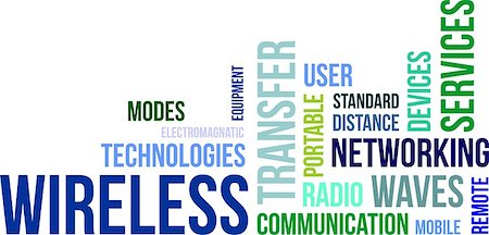 electromagnetic field - A word cloud of wireless related items Stock Photo - Budget Royalty-Free & Subscription, Code: 400-07418037