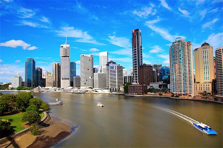 Brisbane River and buildings on North Bank Foto de stock - Super Valor sin royalties y Suscripción, Código: 400-07418365