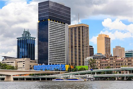 Brisbane River and buildings on North Bank Foto de stock - Super Valor sin royalties y Suscripción, Código: 400-07418371