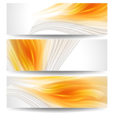 Set of horizontal banners.The illustration contains transparency and effects. EPS10 Stock Photo - Budget Royalty-Free & Subscription, Code: 400-07418514