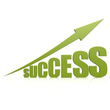 simsearch:400-08159289,k - Success green arrow Stockbilder - Microstock & Abonnement, Bildnummer: 400-07410653