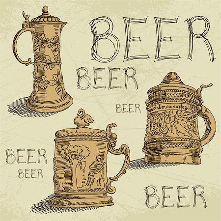 simsearch:400-08646298,k - beer background, this illustration can be used for your design Foto de stock - Super Valor sin royalties y Suscripción, Código: 400-07412893