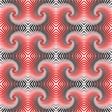 simsearch:400-07631184,k - Design seamless colorful whirl rotation pattern. Abstract decorative strip textured background. Vector art. No gradient Stockbilder - Microstock & Abonnement, Bildnummer: 400-07413120