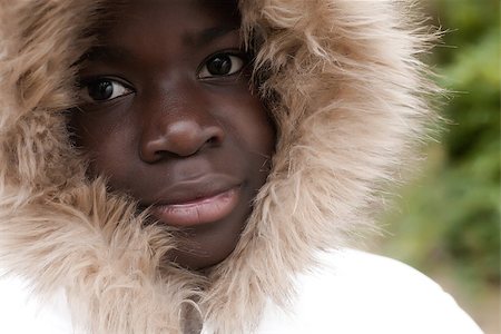 Happy child in the forest Stock Photo - Budget Royalty-Free & Subscription, Code: 400-07425042