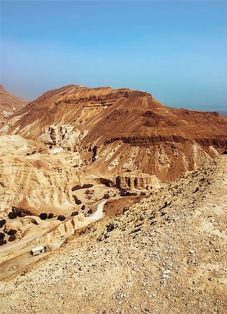 Fragment of the Judean desert near the shore of the Dead Sea. Stock Photo - Budget Royalty-Free & Subscription, Code: 400-07425063