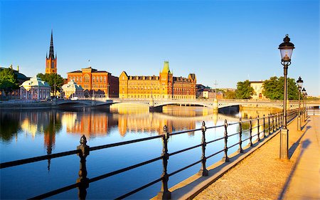 stockholm city hall - Stockholm Cityscape Stock Photo - Budget Royalty-Free & Subscription, Code: 400-07425256