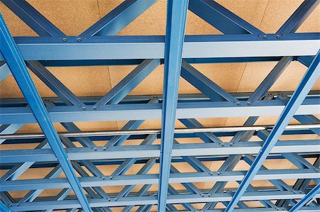 simsearch:400-05344387,k - New residential construction home metal framing.Fragment. Stock Photo - Budget Royalty-Free & Subscription, Code: 400-07425489