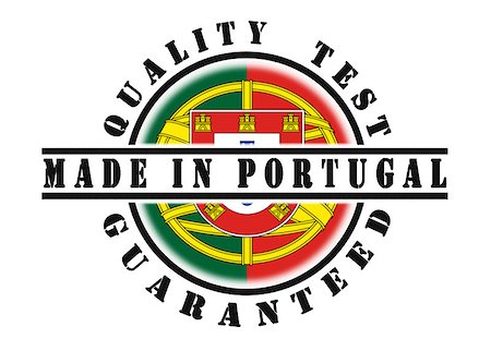 simsearch:400-06473938,k - Quality test guaranteed stamp with a national flag inside, Portugal Foto de stock - Super Valor sin royalties y Suscripción, Código: 400-07425846