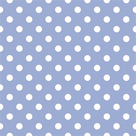 Seamless vector pattern with white polka dots on a pastel blue background. For web design, desktop wallpaper, kids background, art, decoration or scrapbook. Stock Photo - Budget Royalty-Free & Subscription, Code: 400-07426126