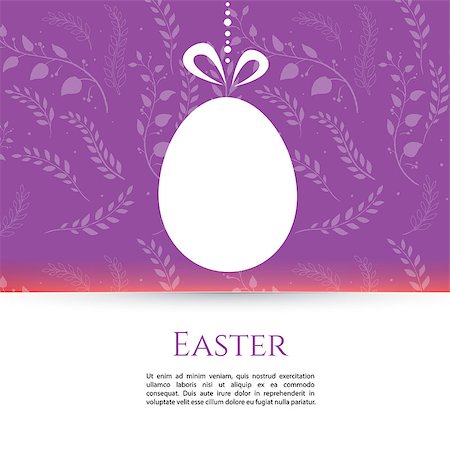 Vector illustration of Easter design template eps 10 Stock Photo - Budget Royalty-Free & Subscription, Code: 400-07427400