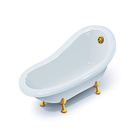spa icon - Bath. Eps10 vector illustration. Isolated on white background Stock Photo - Budget Royalty-Free & Subscription, Code: 400-07427465
