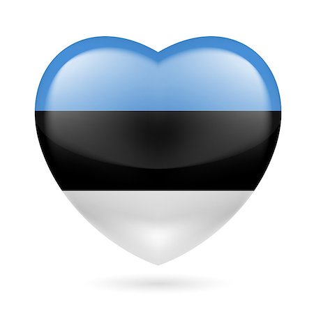 estonian ethnicity - Heart with Estonian flag colors. I love Estonia Stock Photo - Budget Royalty-Free & Subscription, Code: 400-07427582
