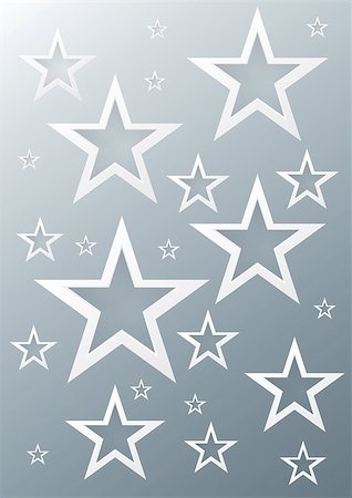 simsearch:400-07661625,k - Abstract vector illustration with stars on grey background Stock Photo - Budget Royalty-Free & Subscription, Code: 400-07427737