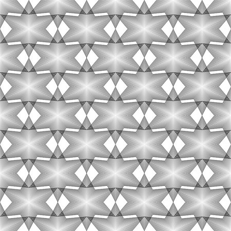 simsearch:400-07631287,k - Design seamless monochrome geometric latticed pattern. Abstract diamond lines textured background. Vector art Stock Photo - Budget Royalty-Free & Subscription, Code: 400-07427787
