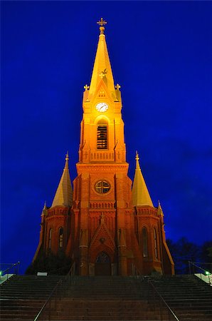 simsearch:400-06366782,k - Mikkeli, Finland. Lutheran Cathedral Photographie de stock - Aubaine LD & Abonnement, Code: 400-07427829