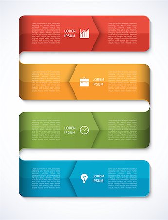 simsearch:400-07412341,k - Modern Business  Infographics Options Template Stock Photo - Budget Royalty-Free & Subscription, Code: 400-07427997