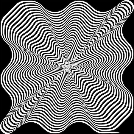 simsearch:400-07222259,k - Black and White Hypnotic Background. Vector Illustration. Stock Photo - Budget Royalty-Free & Subscription, Code: 400-07428234