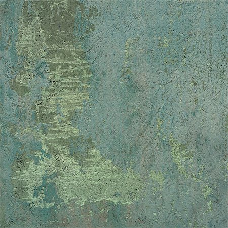 3d abstract grunge blue green wall backdrop Stockbilder - Microstock & Abonnement, Bildnummer: 400-07428691