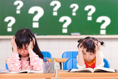 simsearch:400-04890006,k - two kids is full of questions in class Stock Photo - Budget Royalty-Free & Subscription, Code: 400-07429887