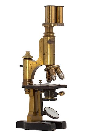 Vintage German microscope Stock Photo - Budget Royalty-Free & Subscription, Code: 400-07420540