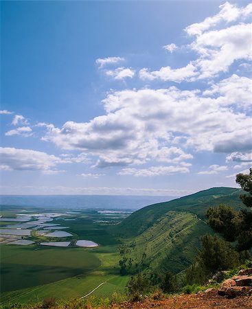 Mount Gilboa king Saul view from the top to the valley of Israel Fotografie stock - Microstock e Abbonamento, Codice: 400-07420756