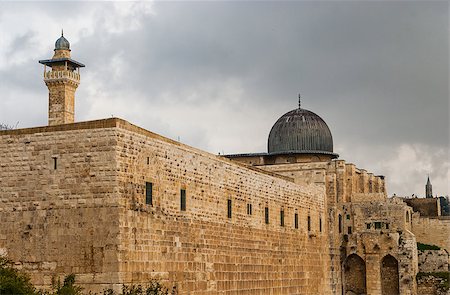 Al-Aqsa Mosque in the Old City of Jerusalem, Israel Stock Photo - Budget Royalty-Free & Subscription, Code: 400-07420791