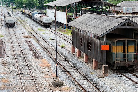 simsearch:400-07429824,k - Railway yard of the station in the northern of Thailand. Stock Photo - Budget Royalty-Free & Subscription, Code: 400-07422160