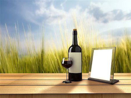 Wine bottle Stock Photo - Budget Royalty-Free & Subscription, Code: 400-07422570