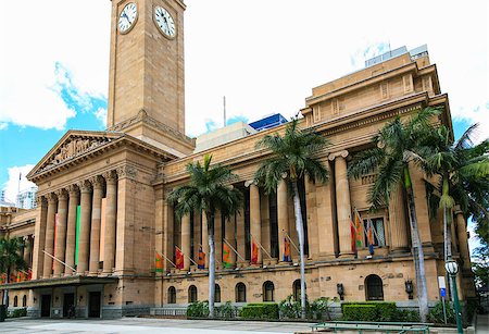 Built in the 1920's, one of the oldest buildings in Brisbane. Used as a museum and cultural centre. Foto de stock - Super Valor sin royalties y Suscripción, Código: 400-07430753