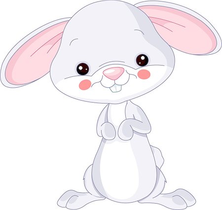 simsearch:400-06180113,k - Farm animals. Illustration of cute Bunny Stock Photo - Budget Royalty-Free & Subscription, Code: 400-07430807