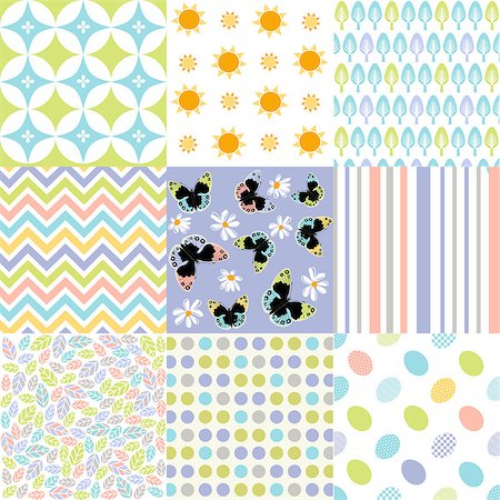 simsearch:400-09133678,k - Seamless pattern easter set Stock Photo - Budget Royalty-Free & Subscription, Code: 400-07445855