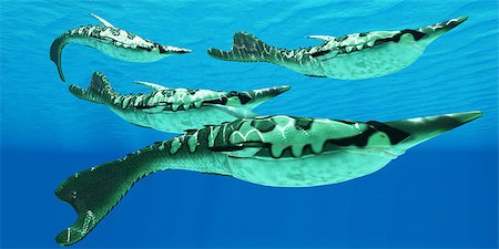 simsearch:400-04697365,k - Pteraspis is an extinct genus of jawless ocean fish that lived in the Devonian period. Foto de stock - Super Valor sin royalties y Suscripción, Código: 400-07446272