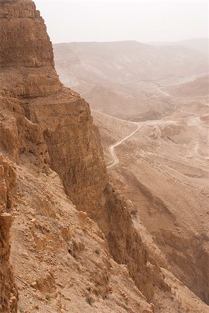 Masada mountain in the haze, israel Stock Photo - Budget Royalty-Free & Subscription, Code: 400-07446440