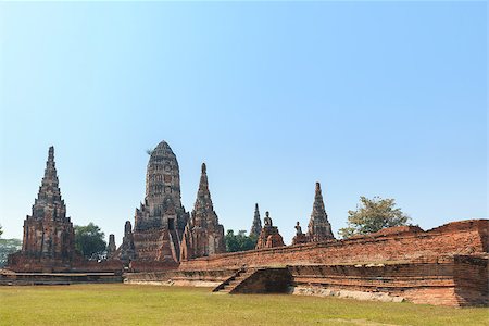 Temple Wat Chaiwatthanaram of Ayutthaya Thailand Foto de stock - Super Valor sin royalties y Suscripción, Código: 400-07449147