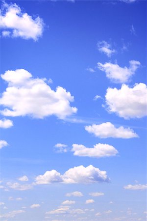 simsearch:400-08960149,k - White clouds in the blue sky Foto de stock - Super Valor sin royalties y Suscripción, Código: 400-07449991