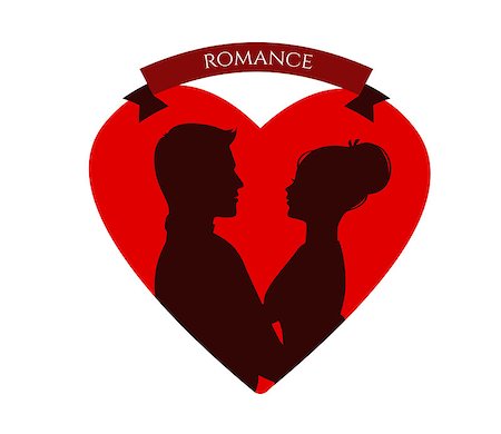 simsearch:400-04863566,k - Vector illustration of Kissing couple Photographie de stock - Aubaine LD & Abonnement, Code: 400-07450409