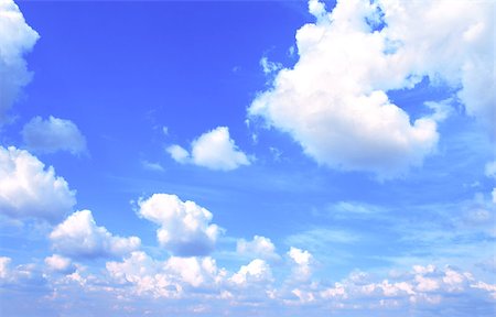 simsearch:400-08960149,k - White clouds in the blue sky Foto de stock - Super Valor sin royalties y Suscripción, Código: 400-07450650