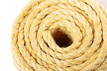 simsearch:400-06519121,k - Roll of hemp rope close up background Stock Photo - Budget Royalty-Free & Subscription, Code: 400-07450808
